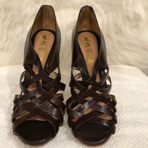 L.A.M.B. Gwen Stefani Tammy Strappy Bootie Heels